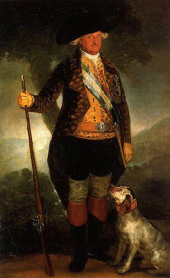 Francisco de Goya Charles IV in his Hunting Clothes France oil painting art